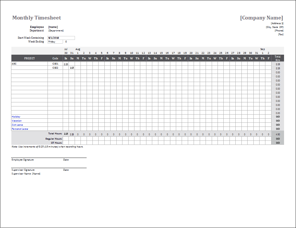 Timesheet Karyawan Jenis Dan Contohnya Talenta