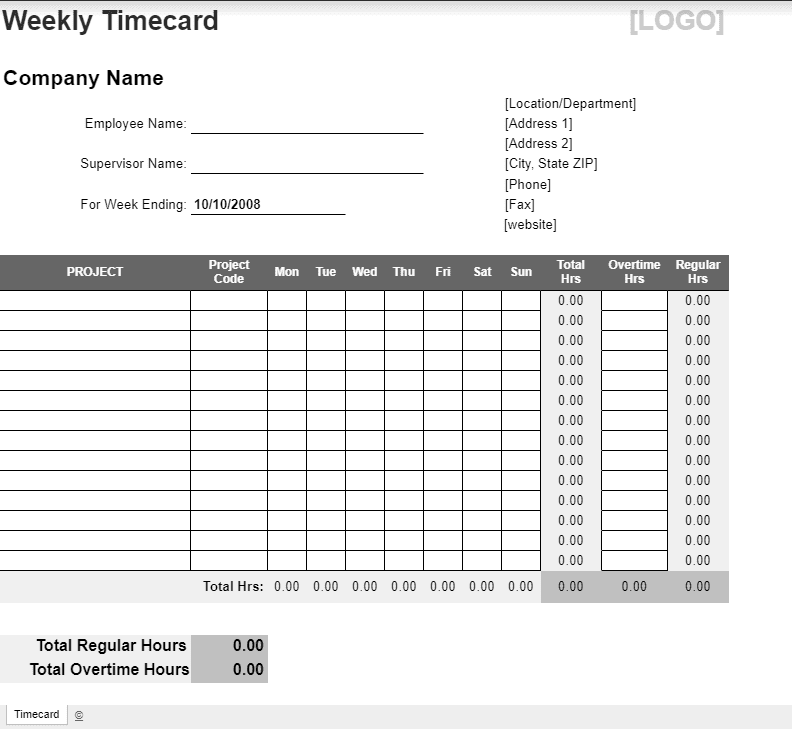 Timesheet Karyawan Jenis Dan Contohnya Talenta