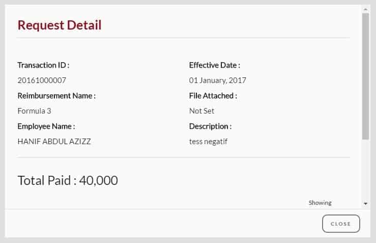 Reimbursement Talenta 4
