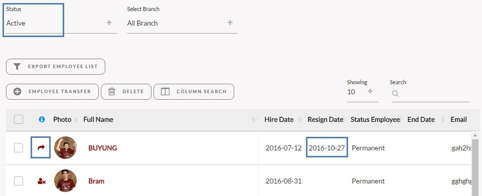 employee filter resign talenta - Input Data Karyawan Lebih Mudah Gunakan Fitur Fitur Talenta Ini