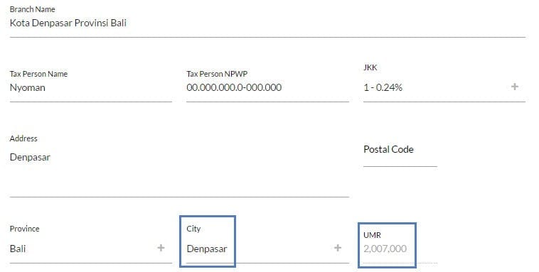 payroll UMP talenta 2