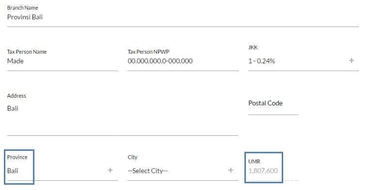 payroll UMP talenta