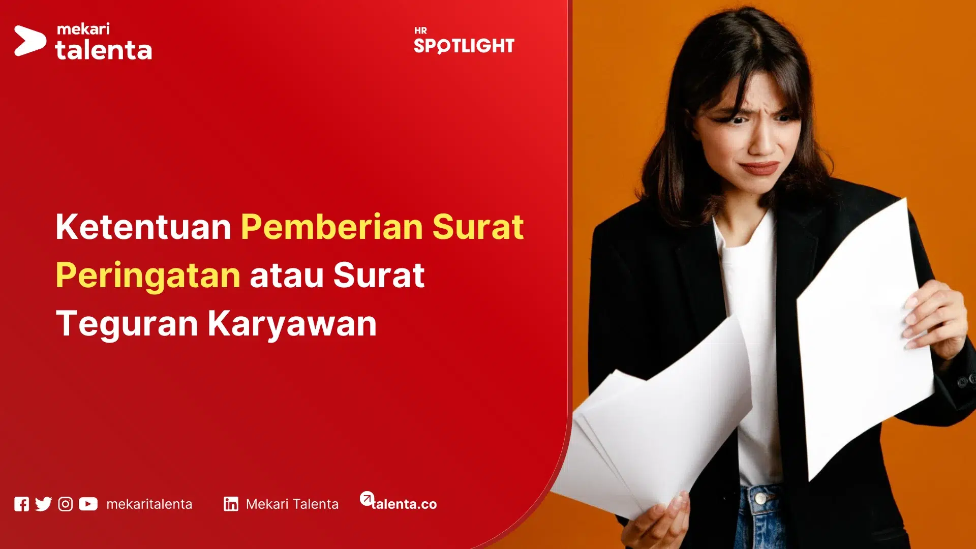 Ketentuan Pemberian Surat Peringatan atau Surat Teguran Karyawan