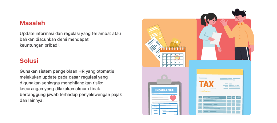 Masalah Pajak, Asuransi, dan Regulasi Ketenagakerjaan Bisa Diselesaikan Dengan Solusi Software HR