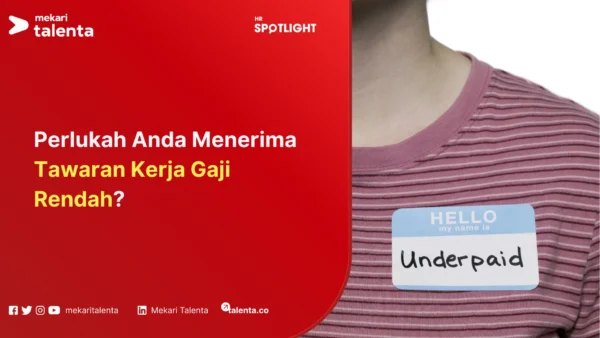 tawaran kerja gaji rendah