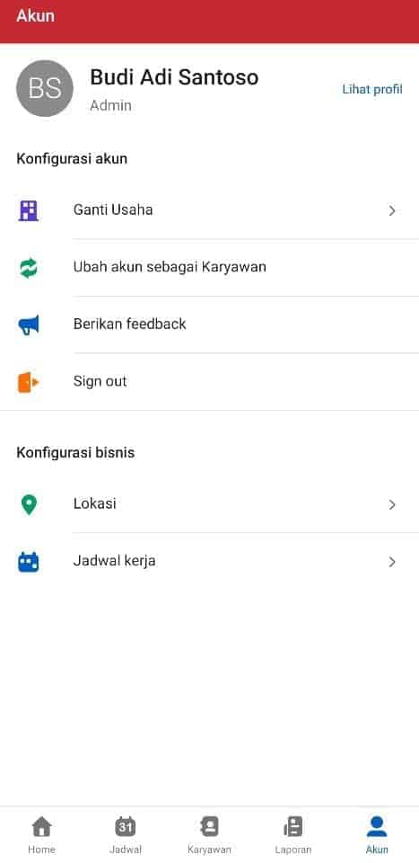 Contoh Penggunaan Aplikasi untuk Mengelola Kehadiran Karyawan.