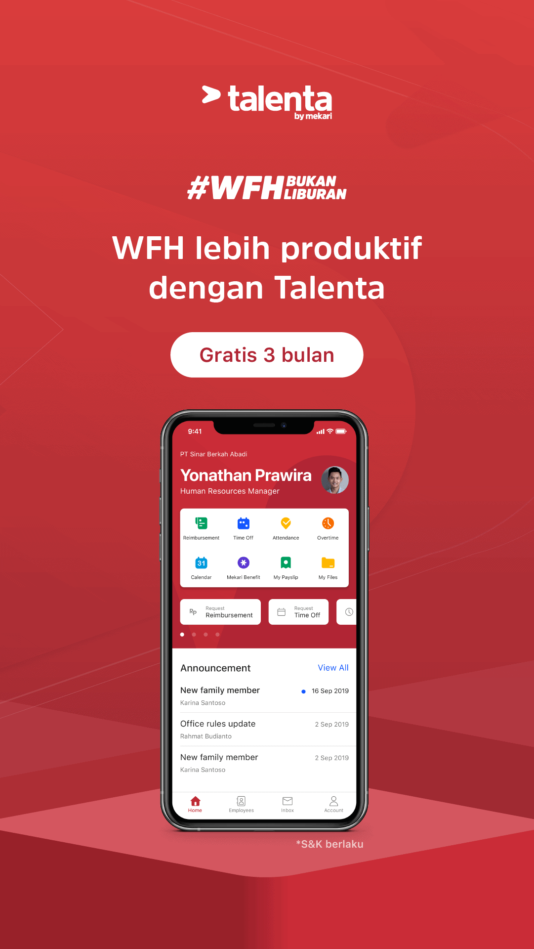 Coba Gratis Talenta Sekarang!