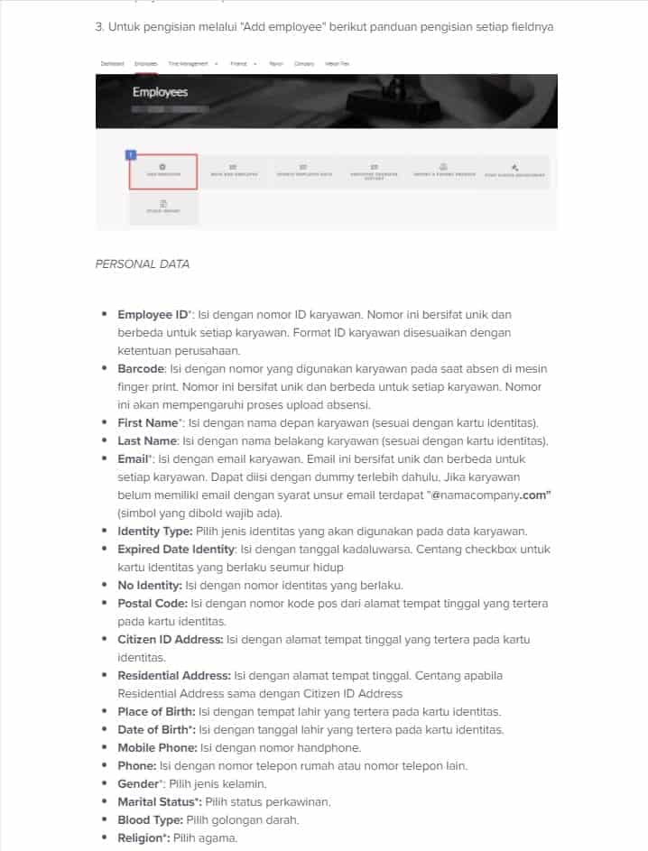 Berbeda dengan Talenta, aplikasi HRIS ini memiliki akurasi data yang lebih bagus dibandingkan dengan aplikasi database karyawan excel gratis