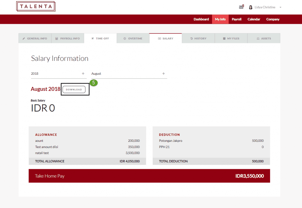 Aplikasi Pengiriman Slip Gaji Online (Payroll Disbursement) Talenta