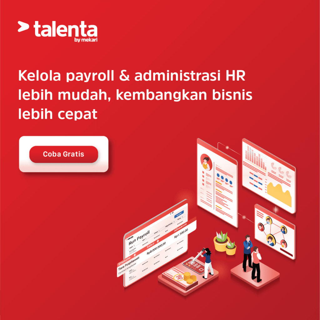 Banner untuk mengundang pembaca mencoba gratis HRIS Mekari Talenta