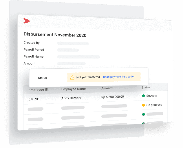 Fitur disbursement report di dalam Talenta, aplikasi penggajian & pembayaran gaji karyawan secara online dan fleksibel