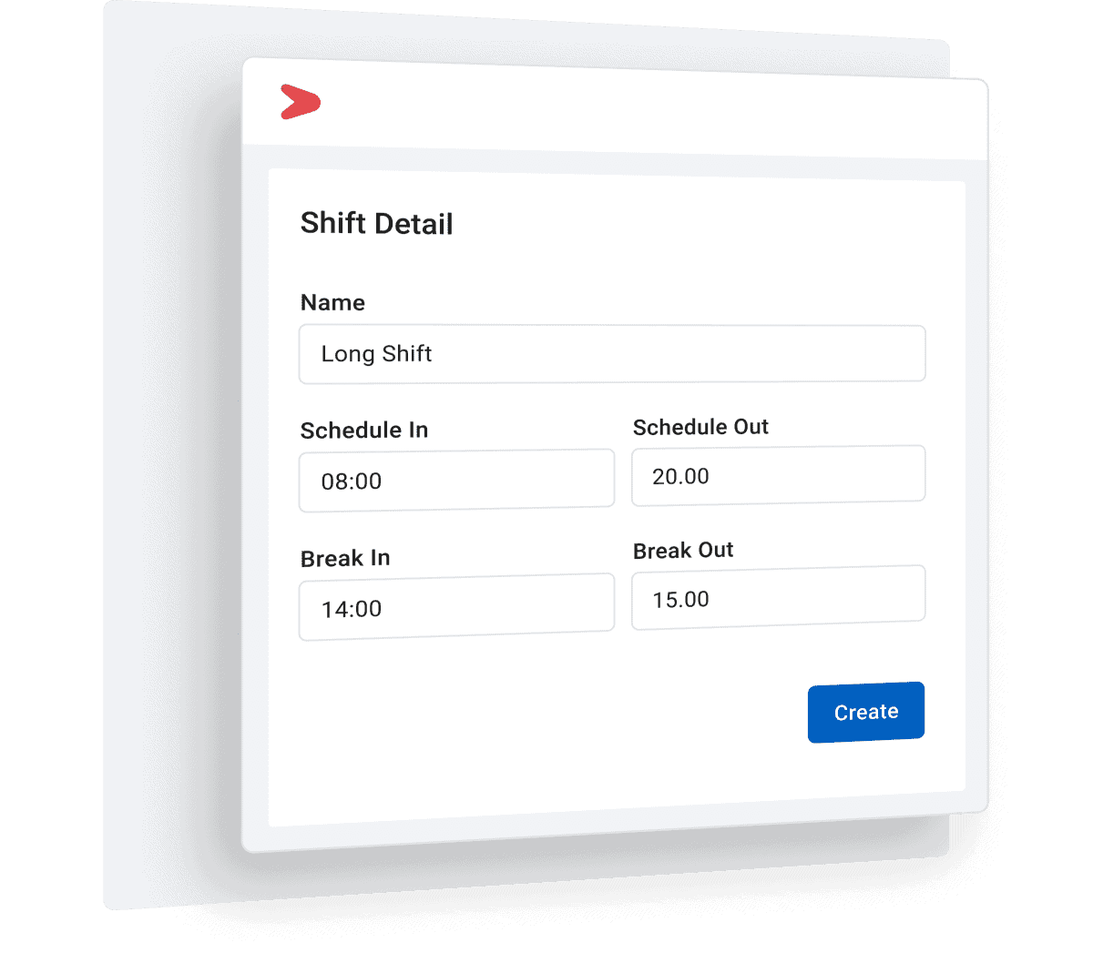Fitur shift detail di dalam aplikasi & software untuk membuat jadwal kerja dan shift karyawan