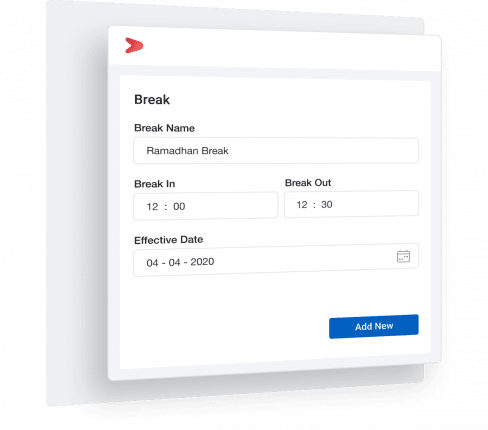 Fitur pengaturan break di dalam sistem & software absensi kehadiran karyawan online