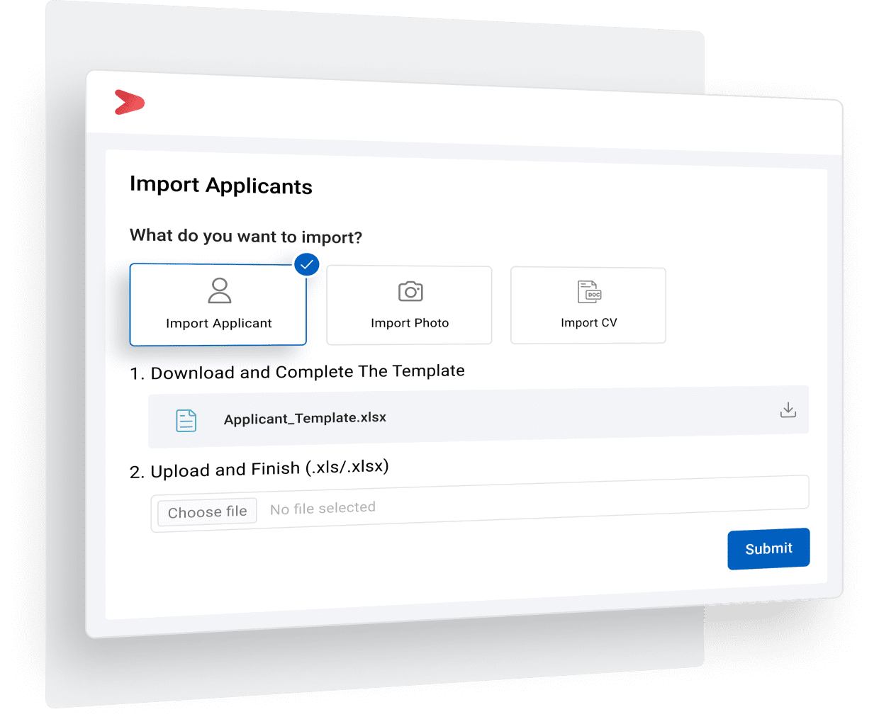 Fitur import applicant di dalam aplikasi & software rekrutmen karyawan online | Talenta