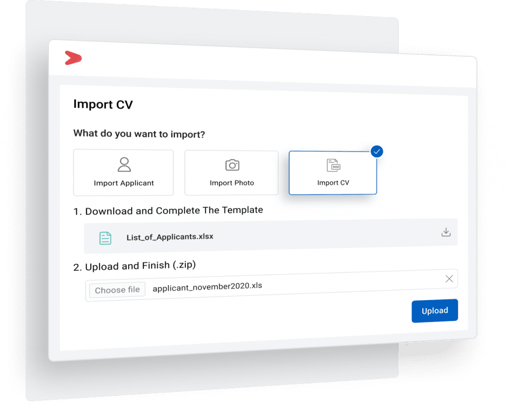 Fitur import CV di dalam aplikasi & software rekrutmen karyawan online | Talenta
