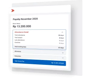 Fitur payroll yang terintegrasi dengan aplikasi SIMPEG Mekari Talenta; sistem informasi manajemen kepegawaian