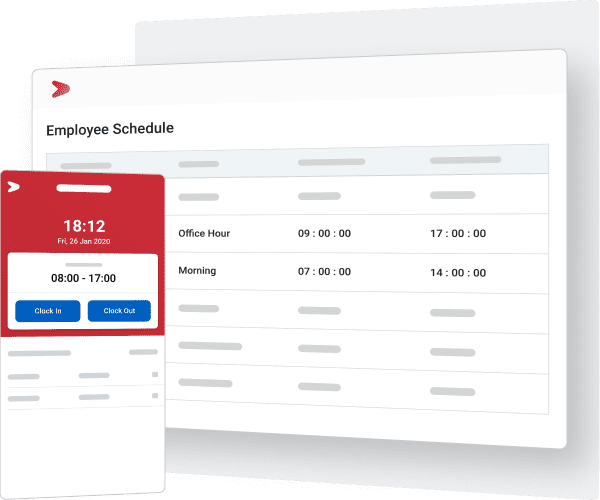 Fitur attendance yang tersedia di dalam aplikasi & software HR dengan sistem HRD terbaik di Indonesia