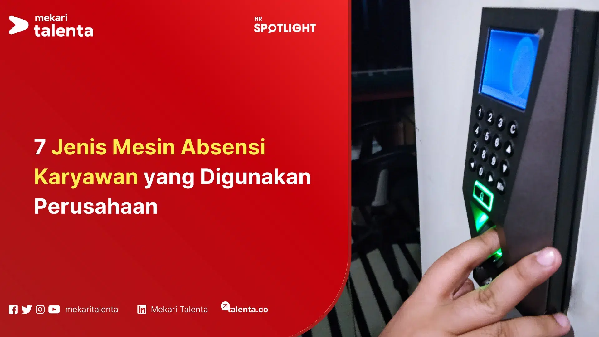 7 Jenis Mesin Absensi Karyawan yang Digunakan Perusahaan