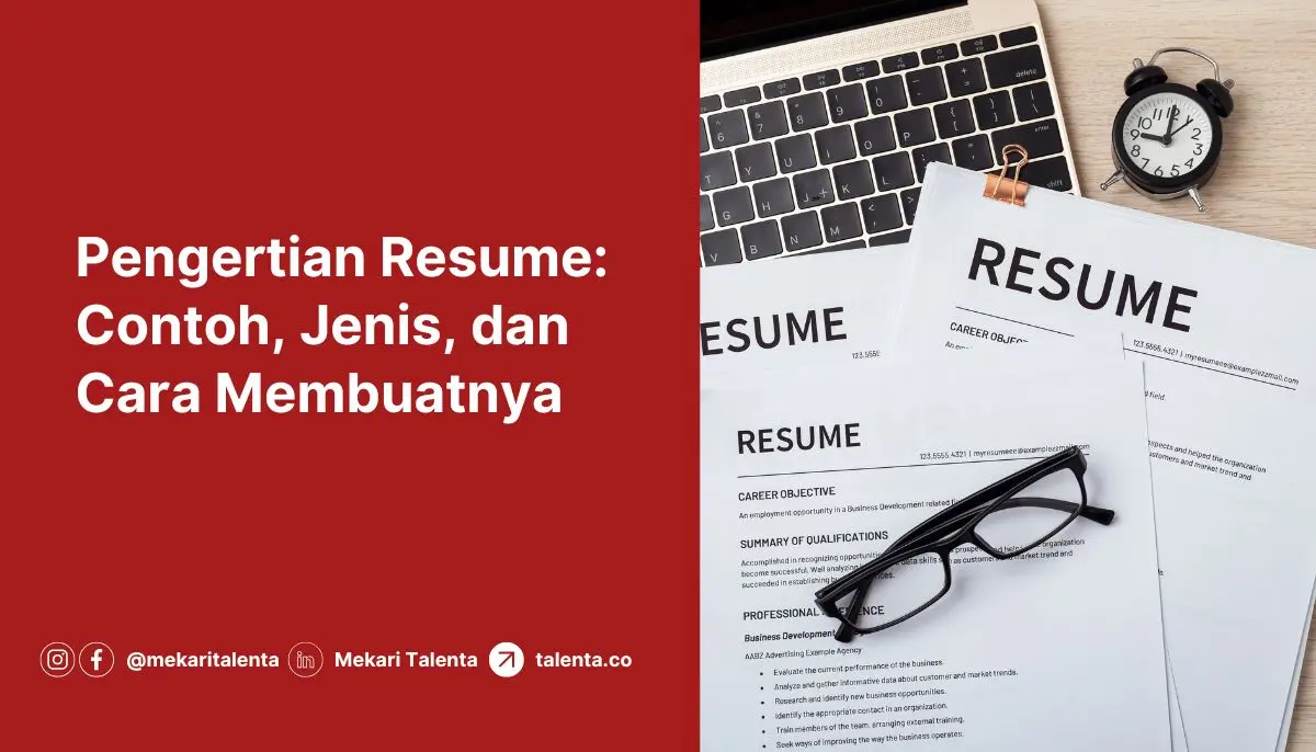 Resume adalah dalam sebuah rangkuman atau ringkasan dokumen