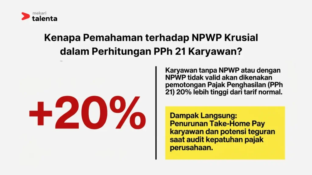 Pemahaman terhadap NPWP Krusial dalam Perhitungan PPh 21
