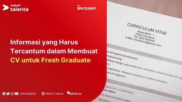 CV untuk fresh graduate