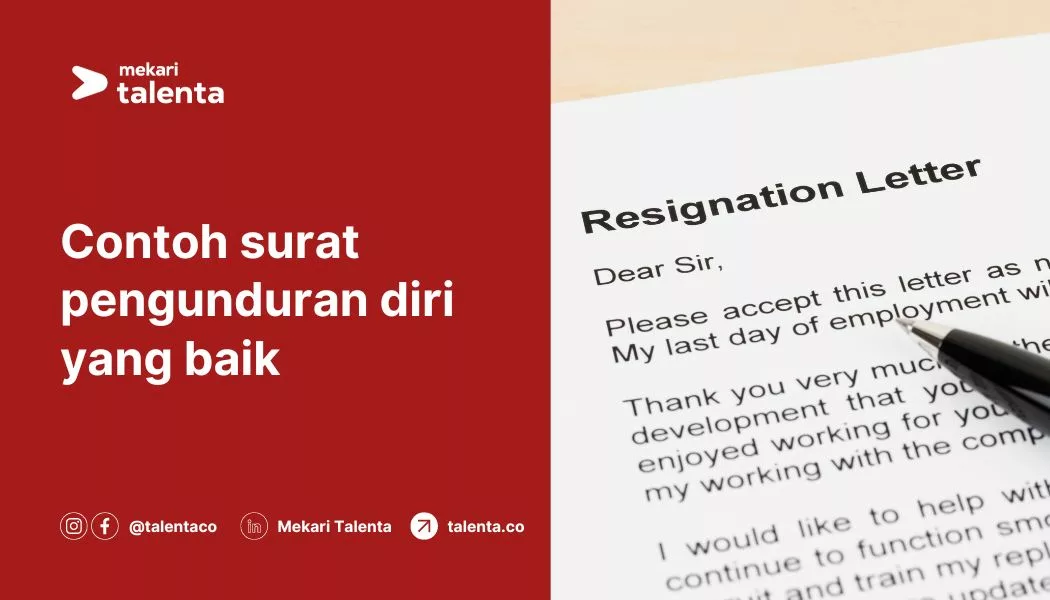 Contoh Surat Pengunduran Diri yang Baik dan Resmi
