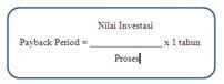 rumus payback period