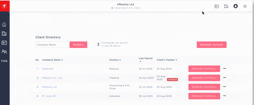 dahsboard hreasilygroup