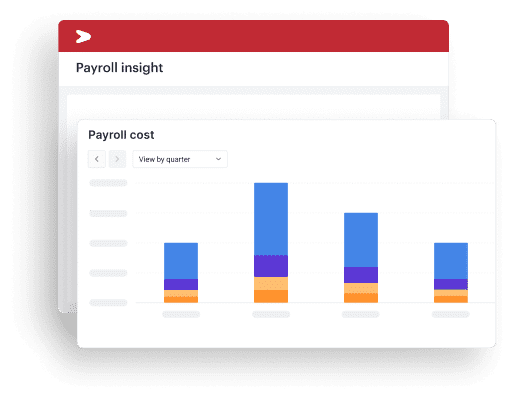 Dashboard untuk mengelola payroll karyawan di dalam aplikasi dan software HR online terautomasi Mekari Talenta