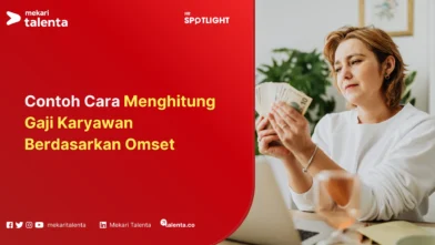 menghitung gaji karyawan berdasarkan omset