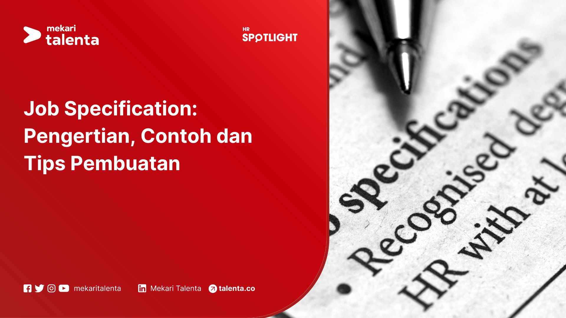 job specification
