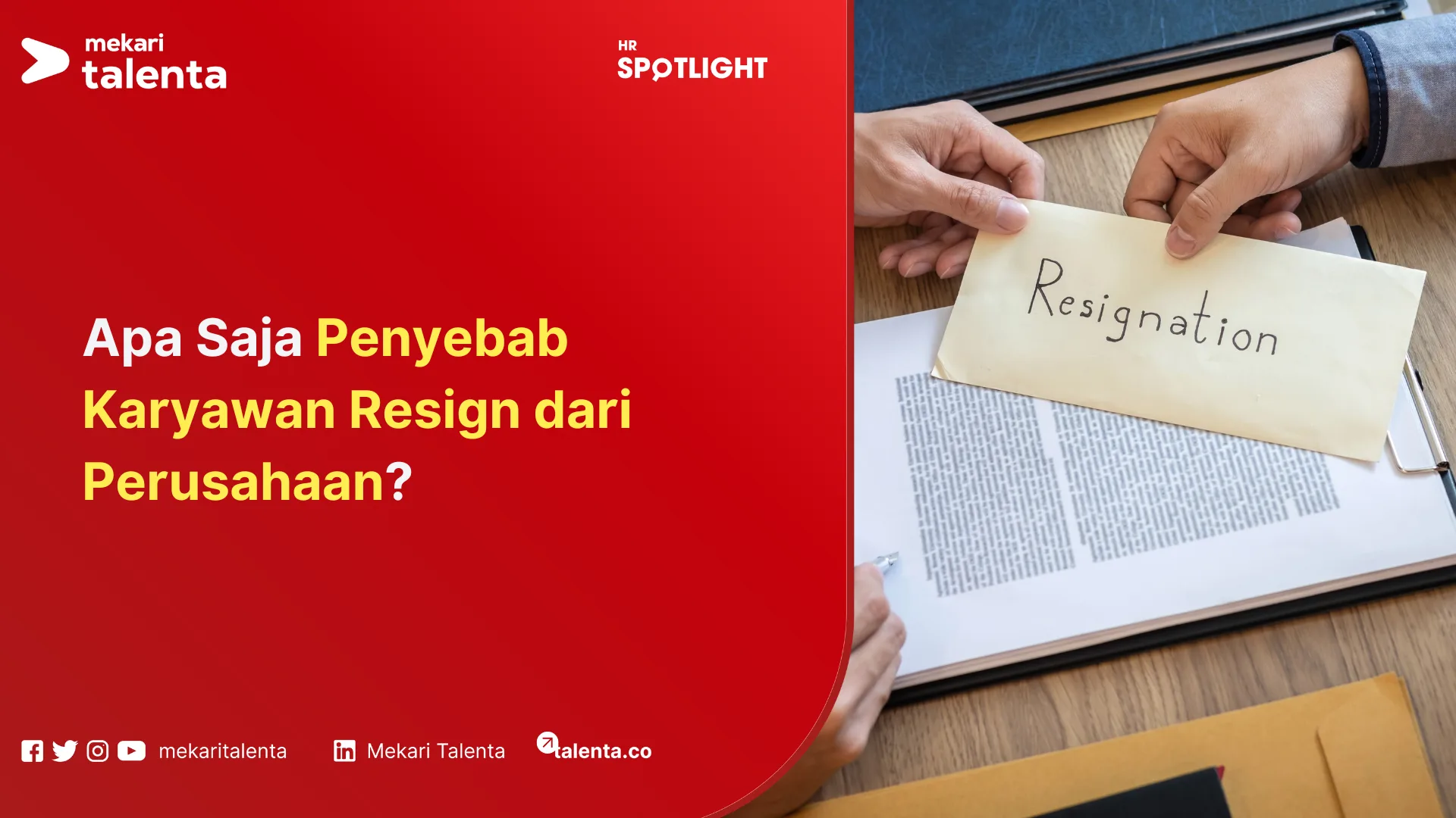 penyebab karyawan resign dari perusahaan