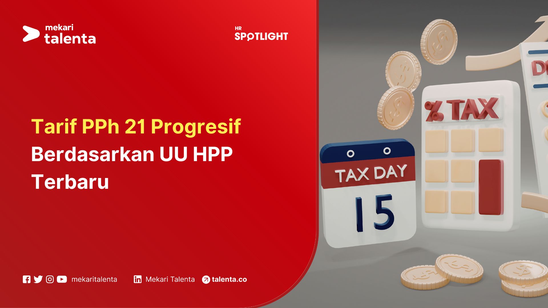 Tarif PPh 21 Progresif Berdasarkan UU HPP Terbaru