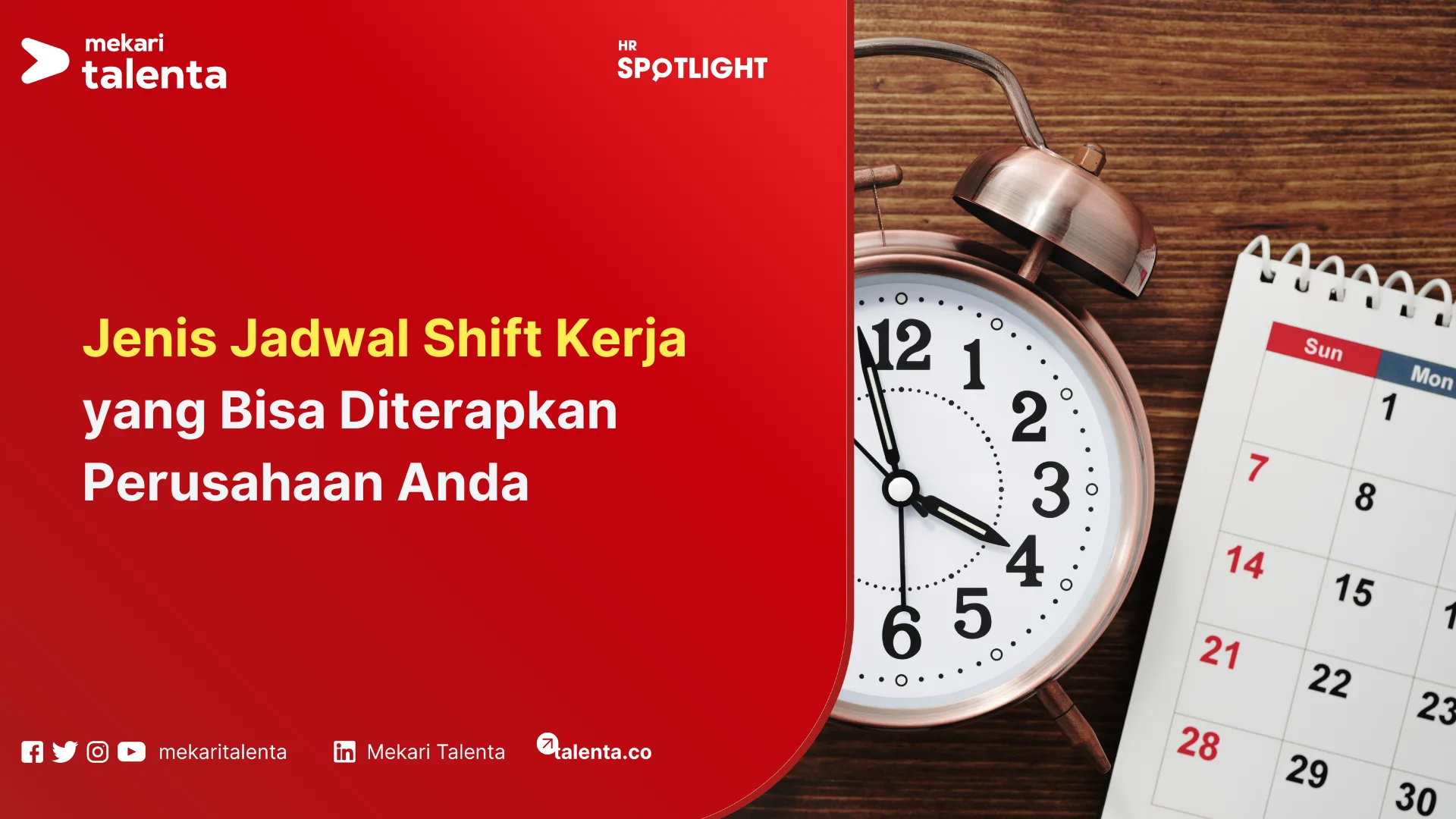 jenis jadwal shift kerja
