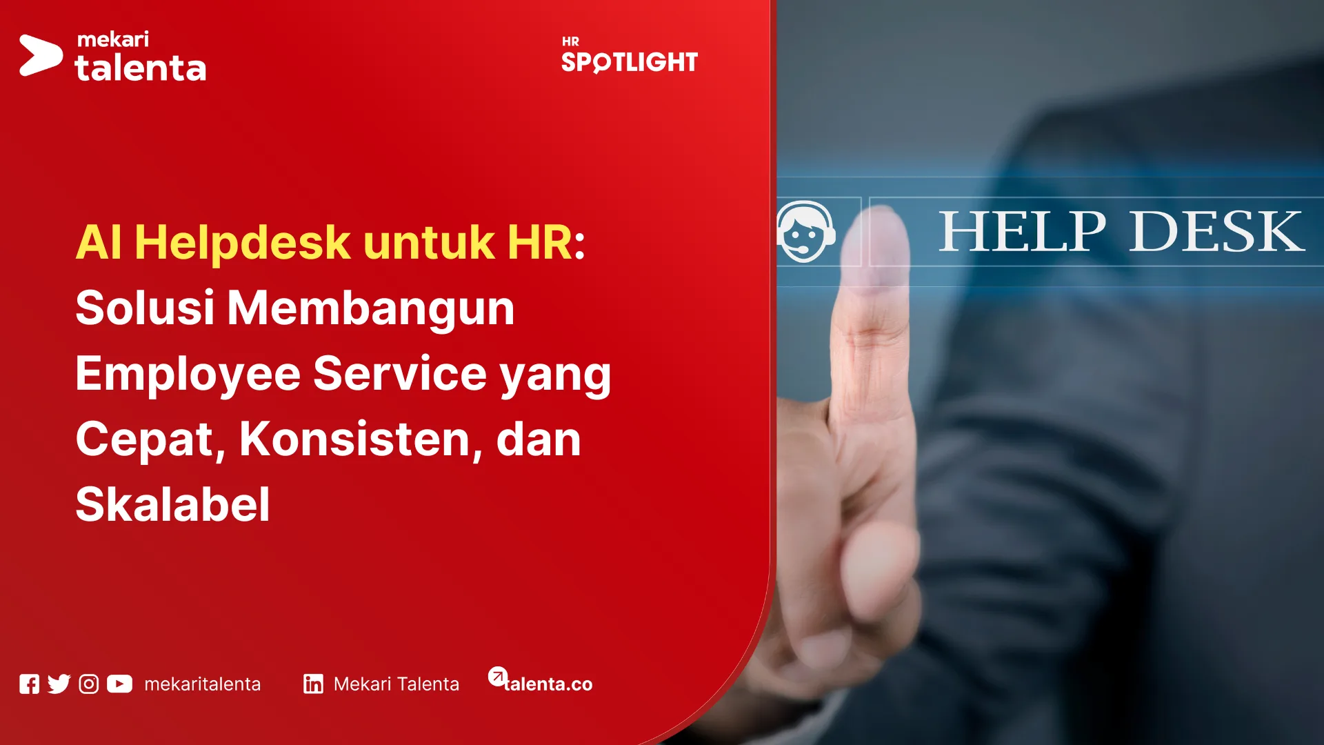 AI helpdesk untuk HR
