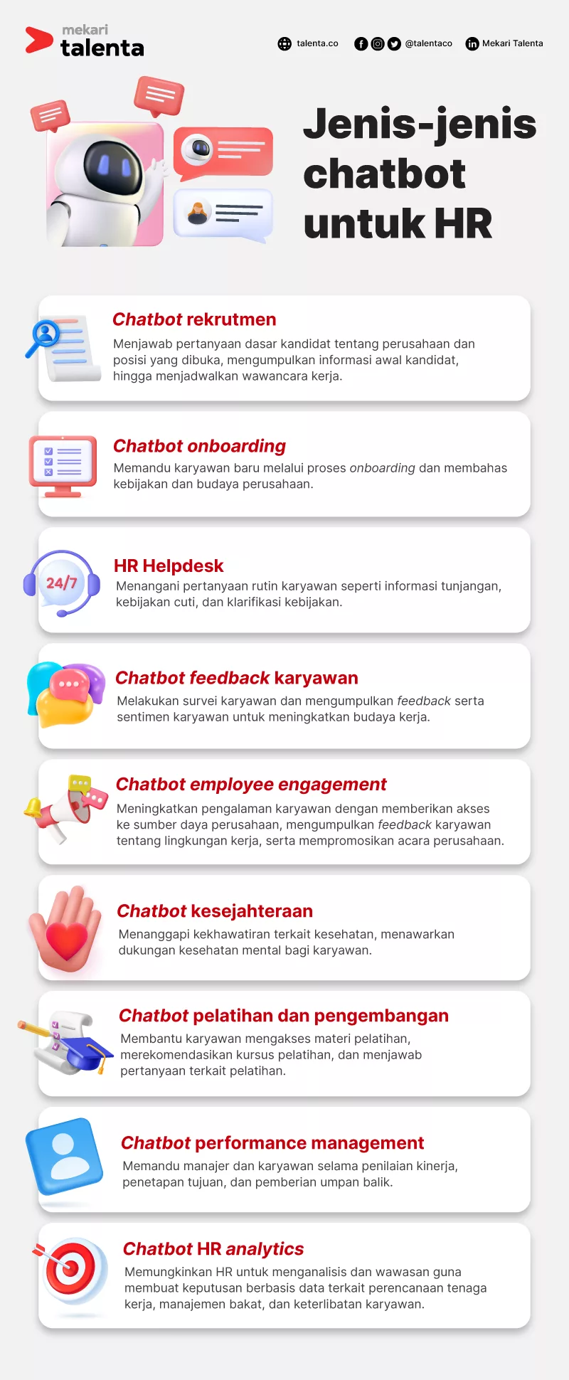 jenis chatbot untuk hr