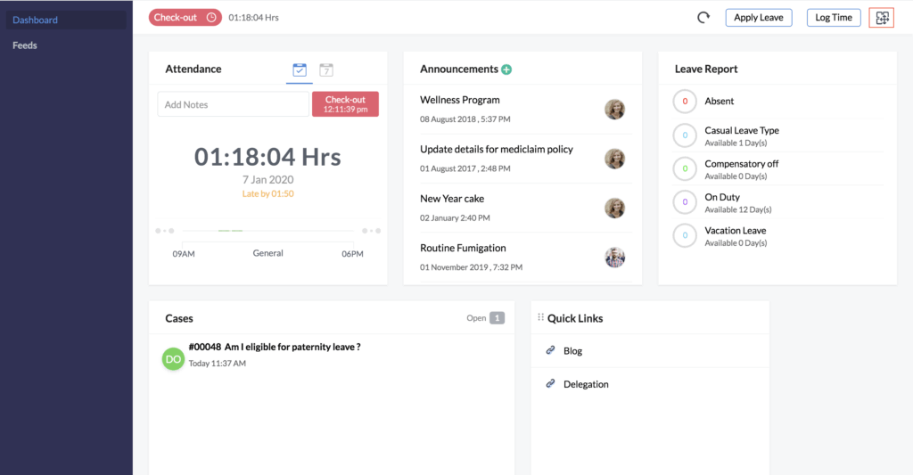 Employee_dashboard Zoho