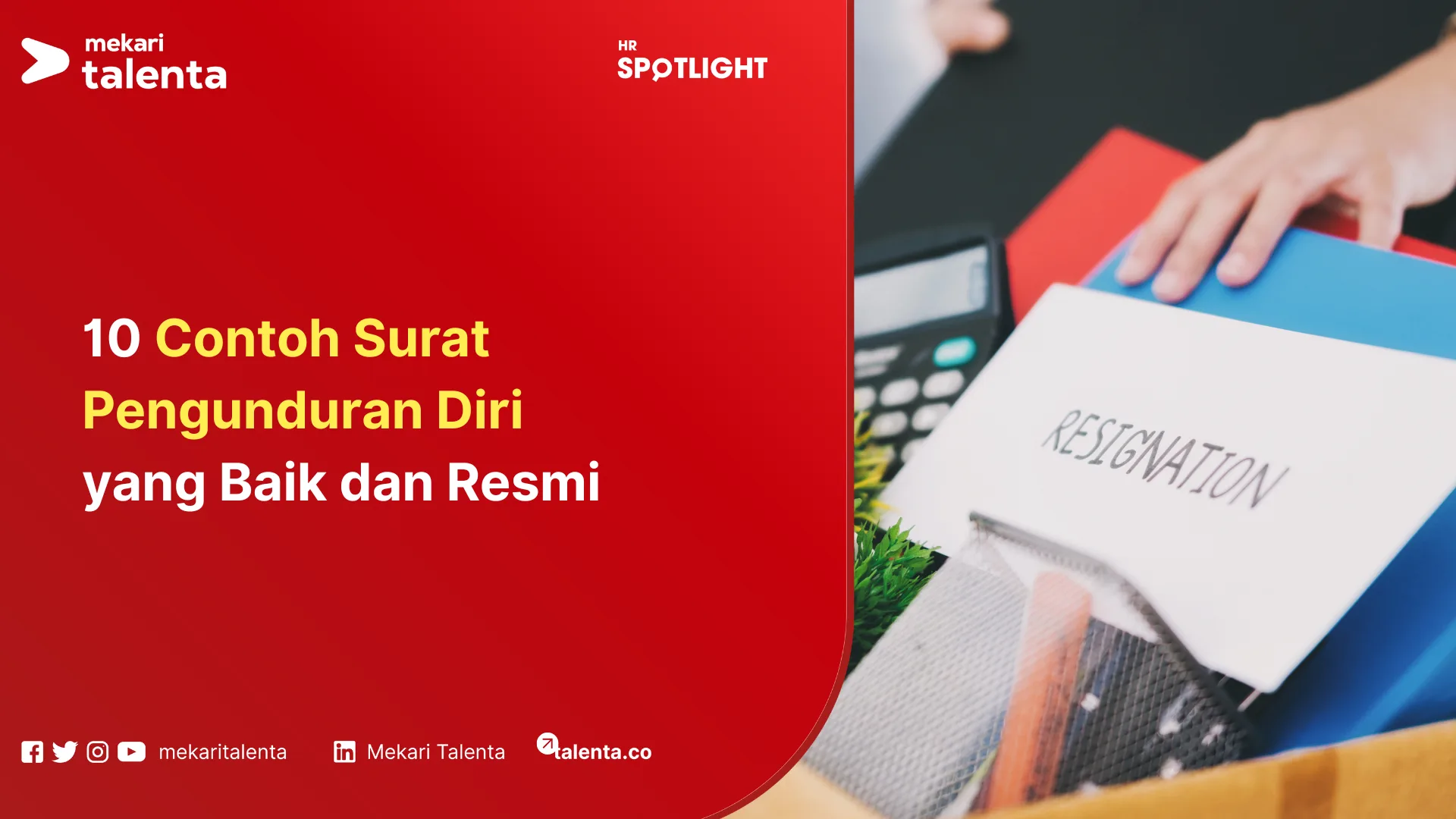 contoh surat pengunduran diri