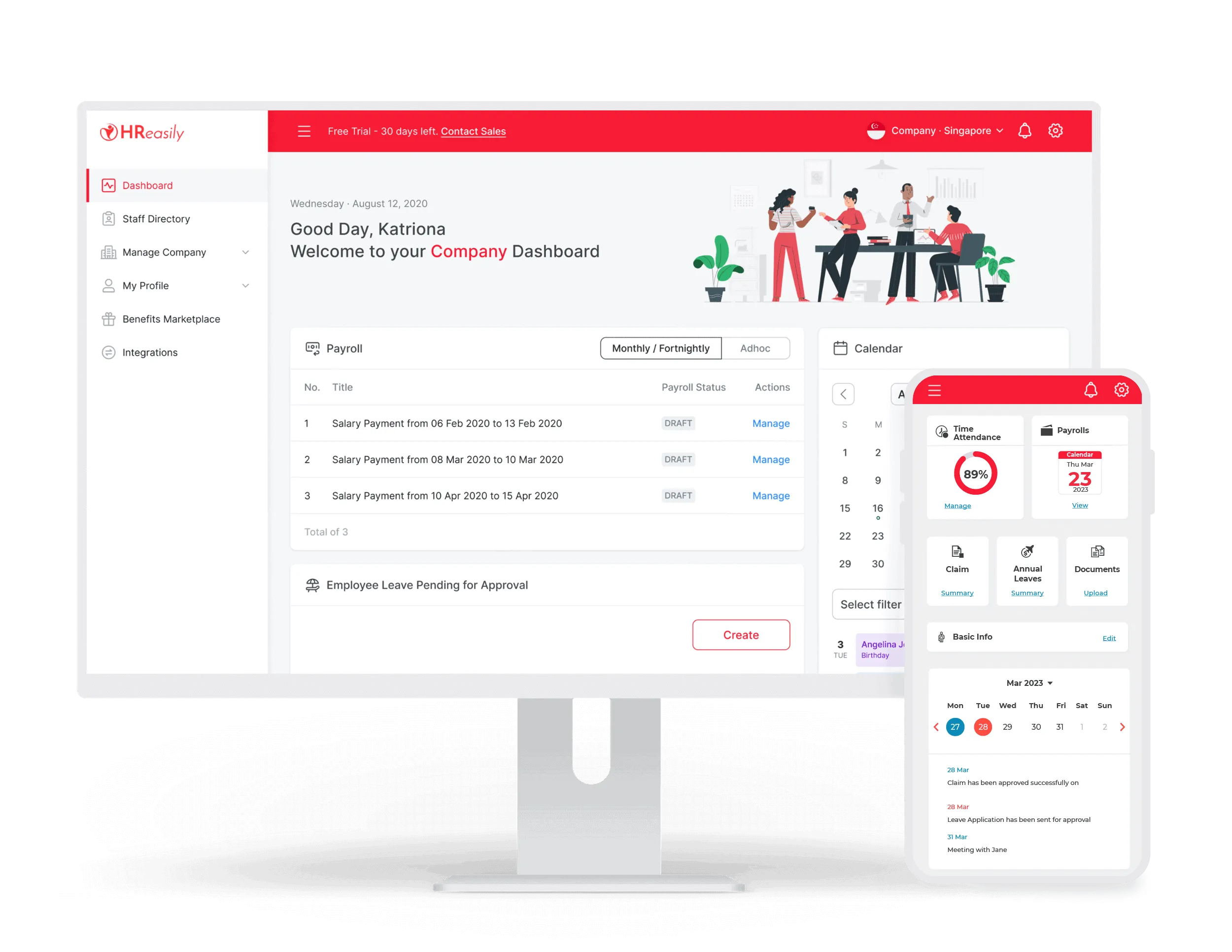 Karyaone employee database