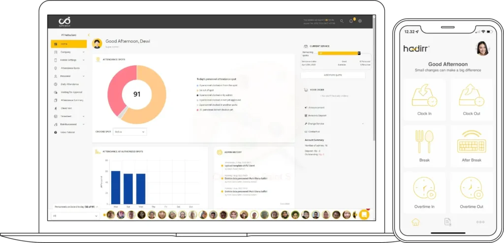 Hadirr Employee Database