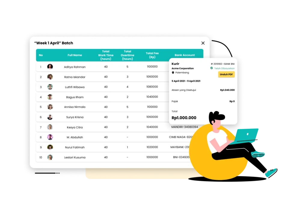 Aplikasi Data Karyawan Myrobin