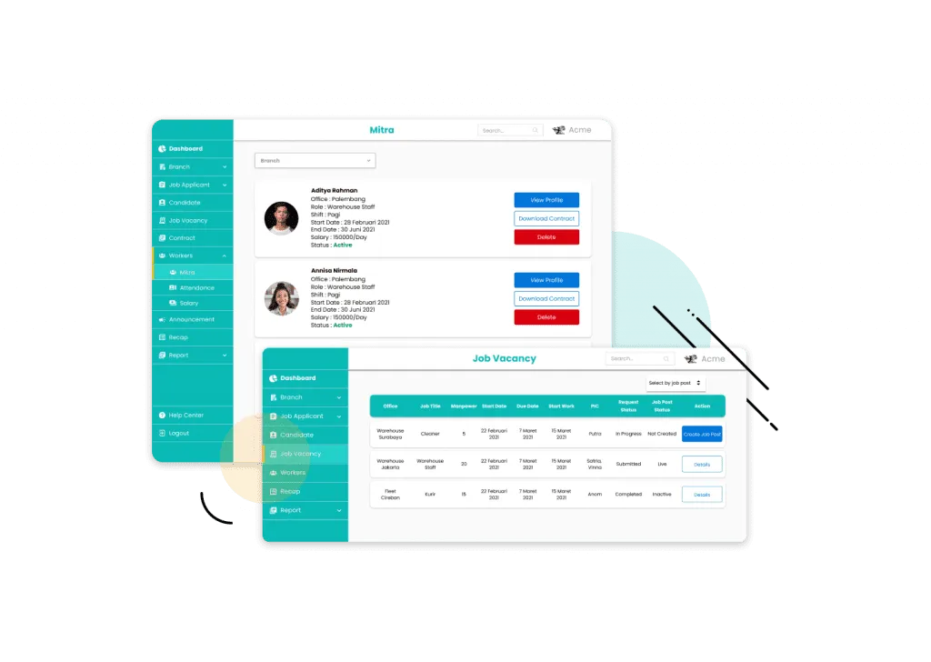 Aplikasi Data Karyawan Myrobin