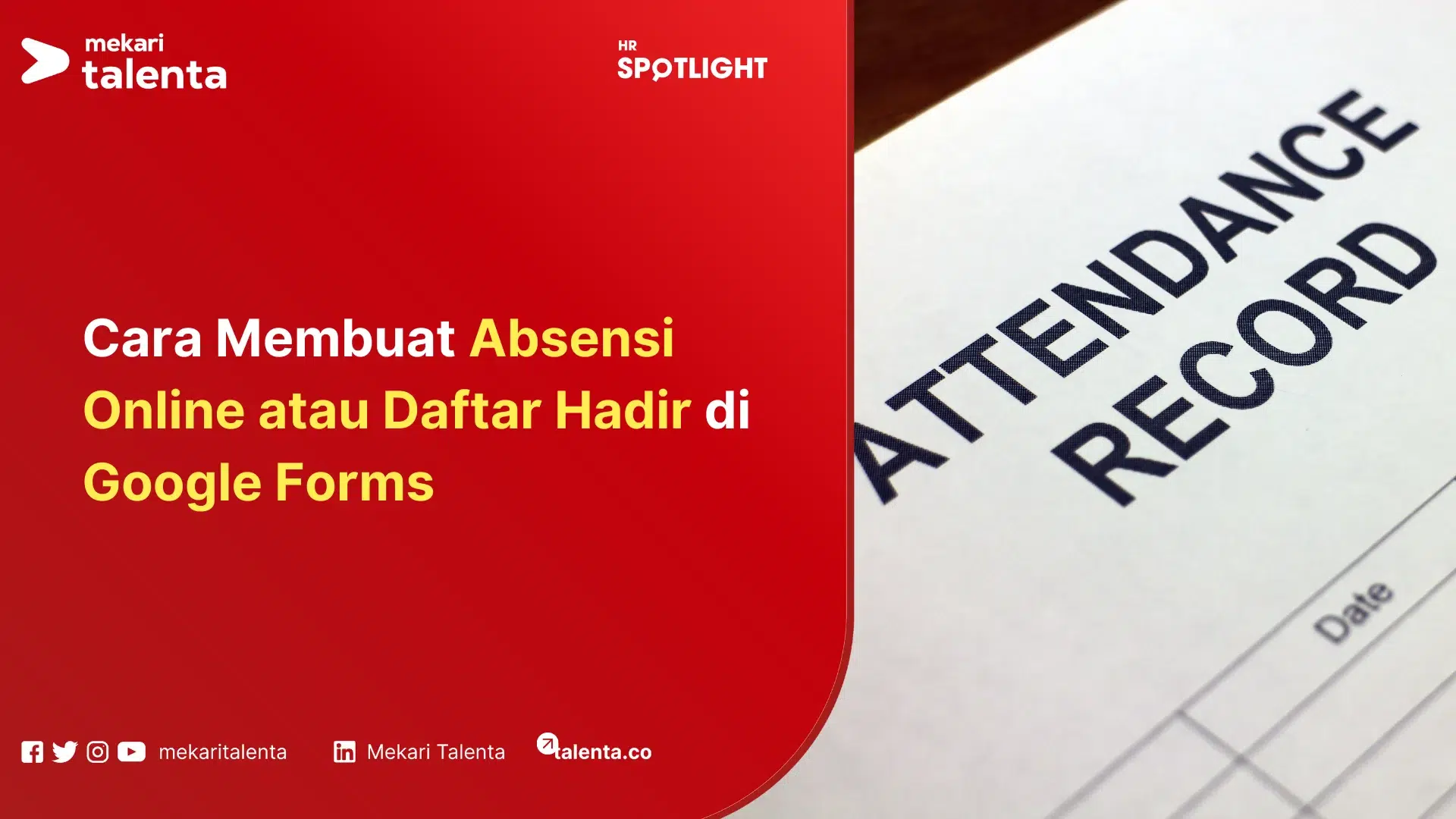 Cara Membuat Absensi Online atau Daftar Hadir di Google Forms