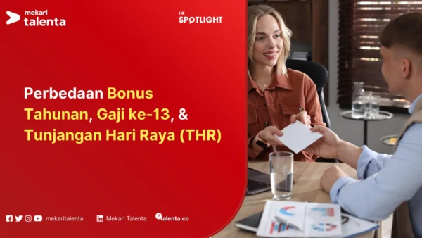perbedaan bonus tahunan, gaji 13, thr