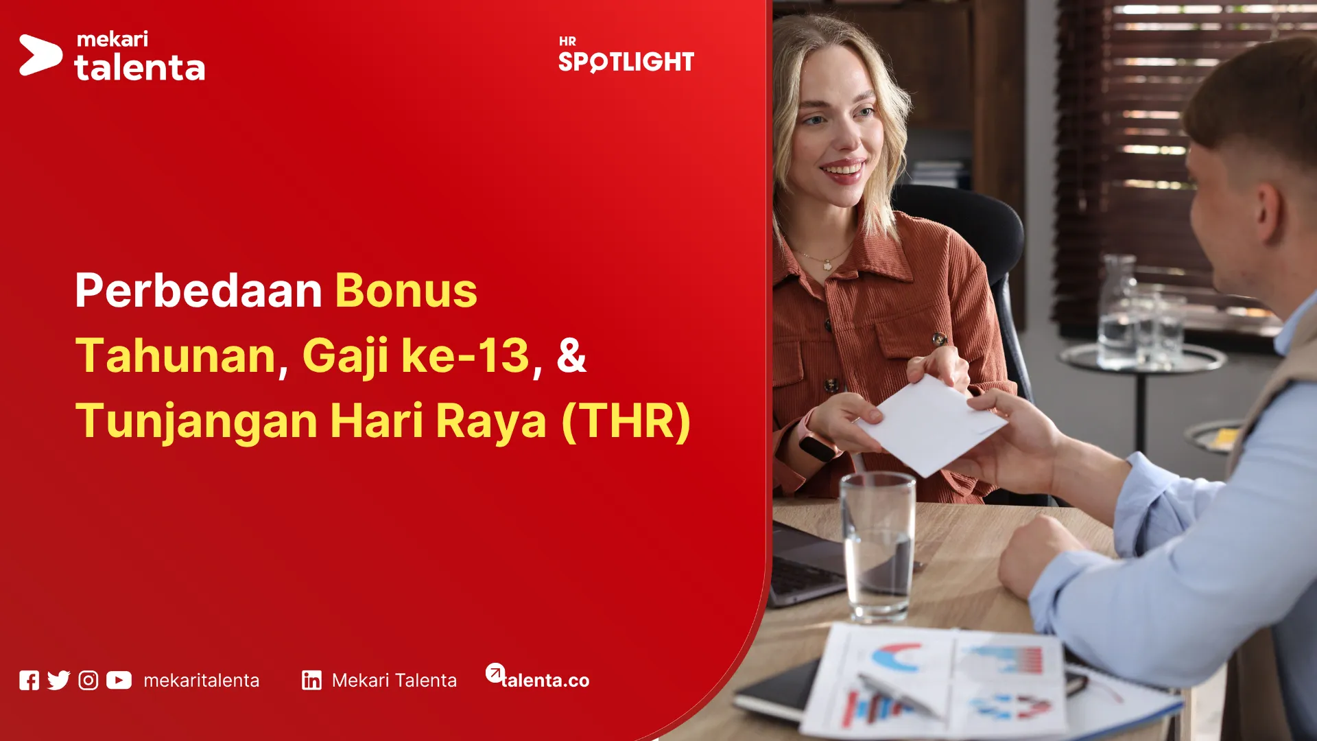 perbedaan bonus tahunan, gaji 13, thr