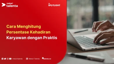menghitung persentase kehadiran karyawan