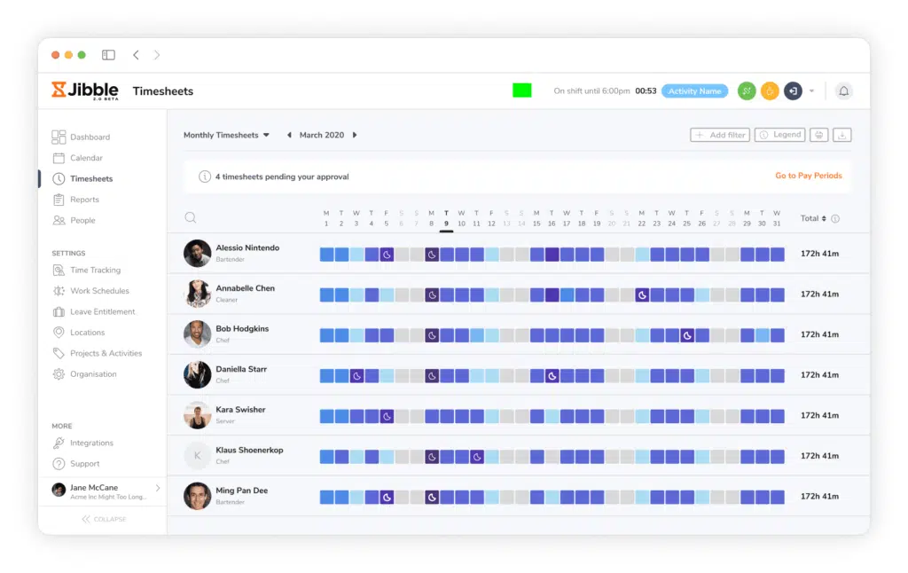 timesheet online system