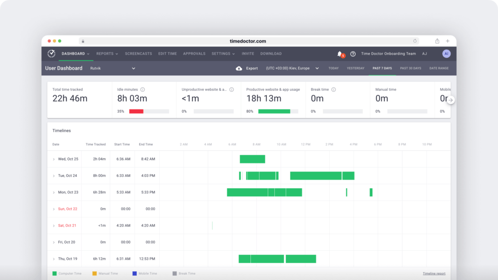 timesheet online system