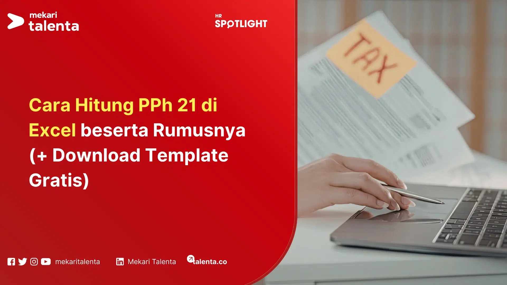 cara hitung pph 21 di excel