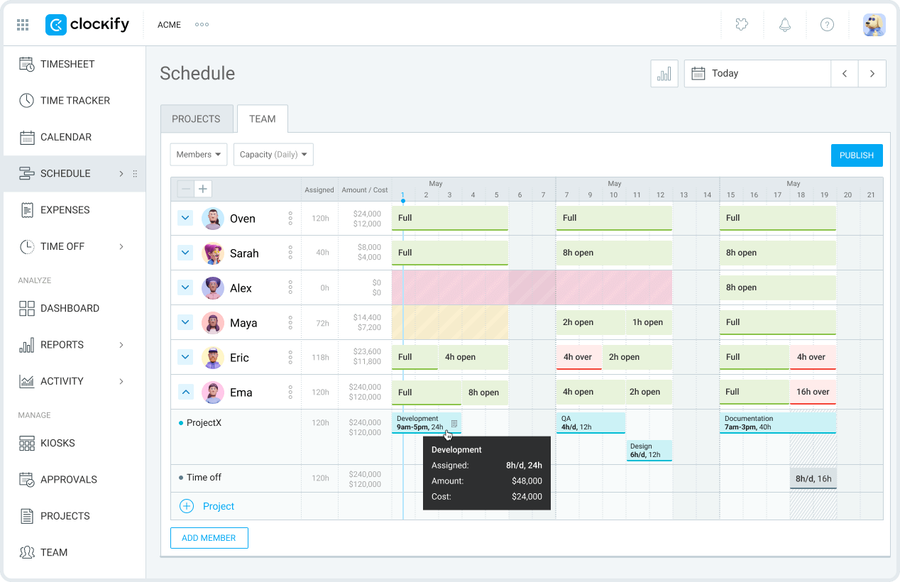 timesheet online system